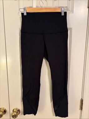 lululemon athletica Black Capri Leggings